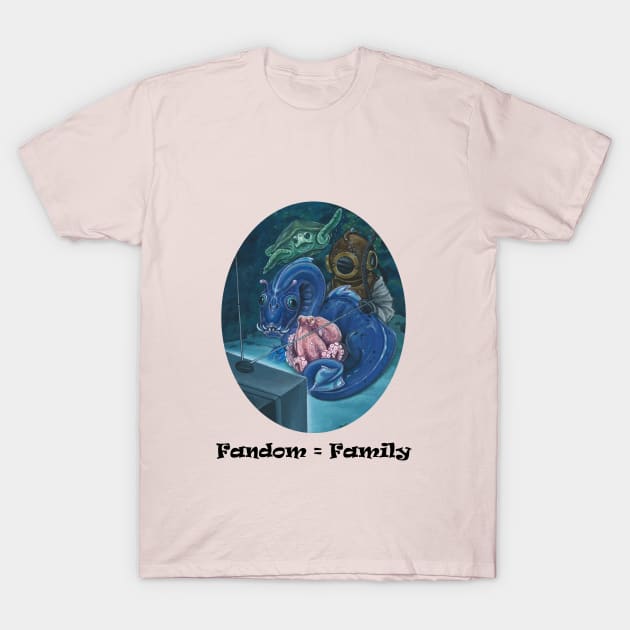 Fandom = Family T-Shirt by ardenellennixon